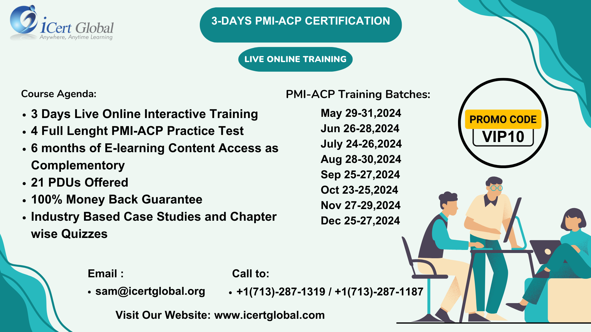 PMI ACP Online Live Interactive Training Course