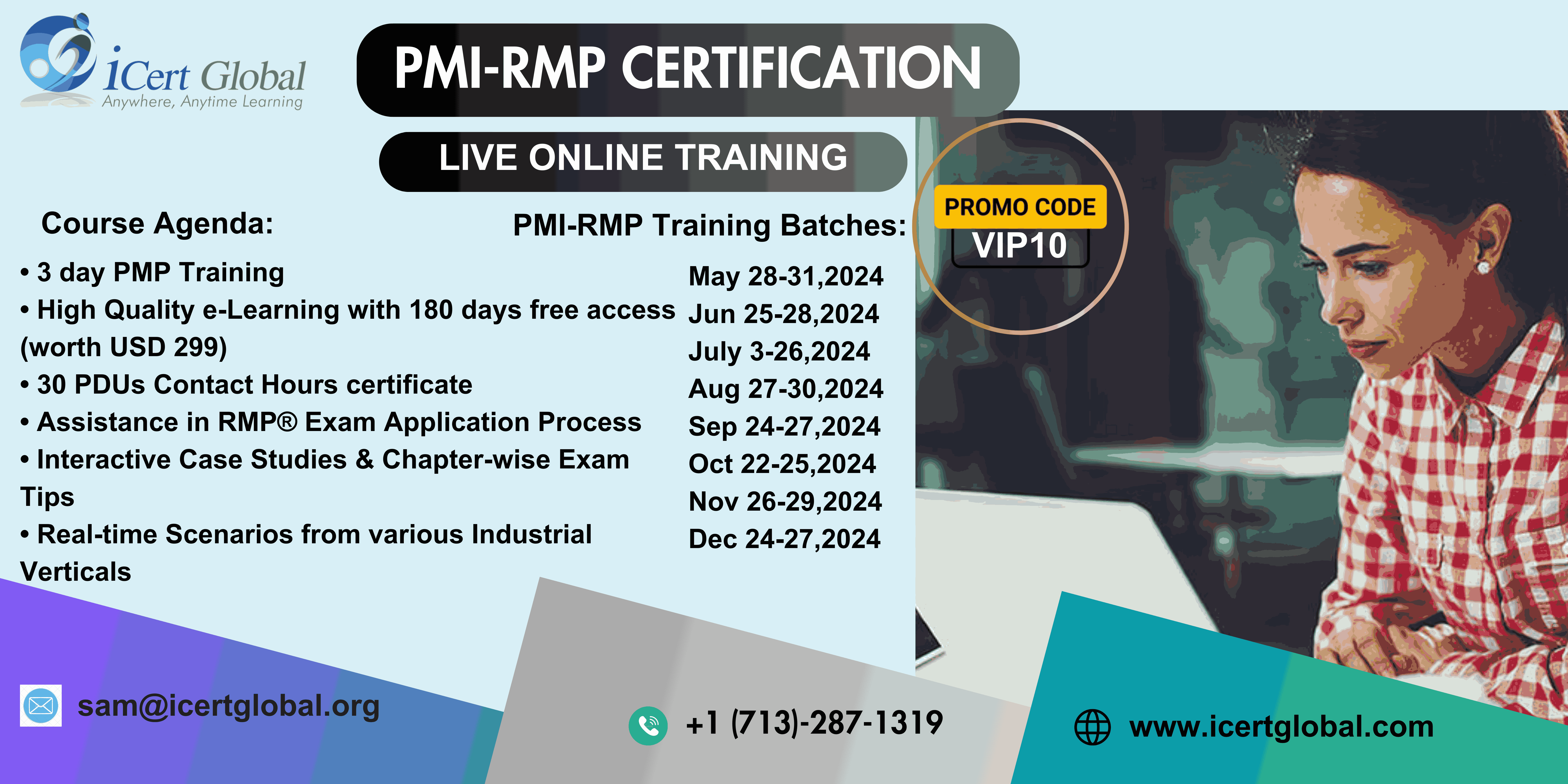 PMI RMP Online Live Interactive Training Course