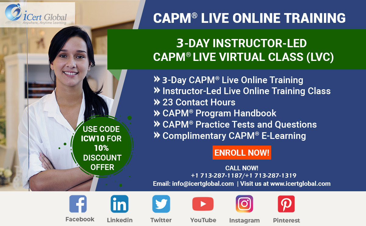 CAPM Certification Live Online Training