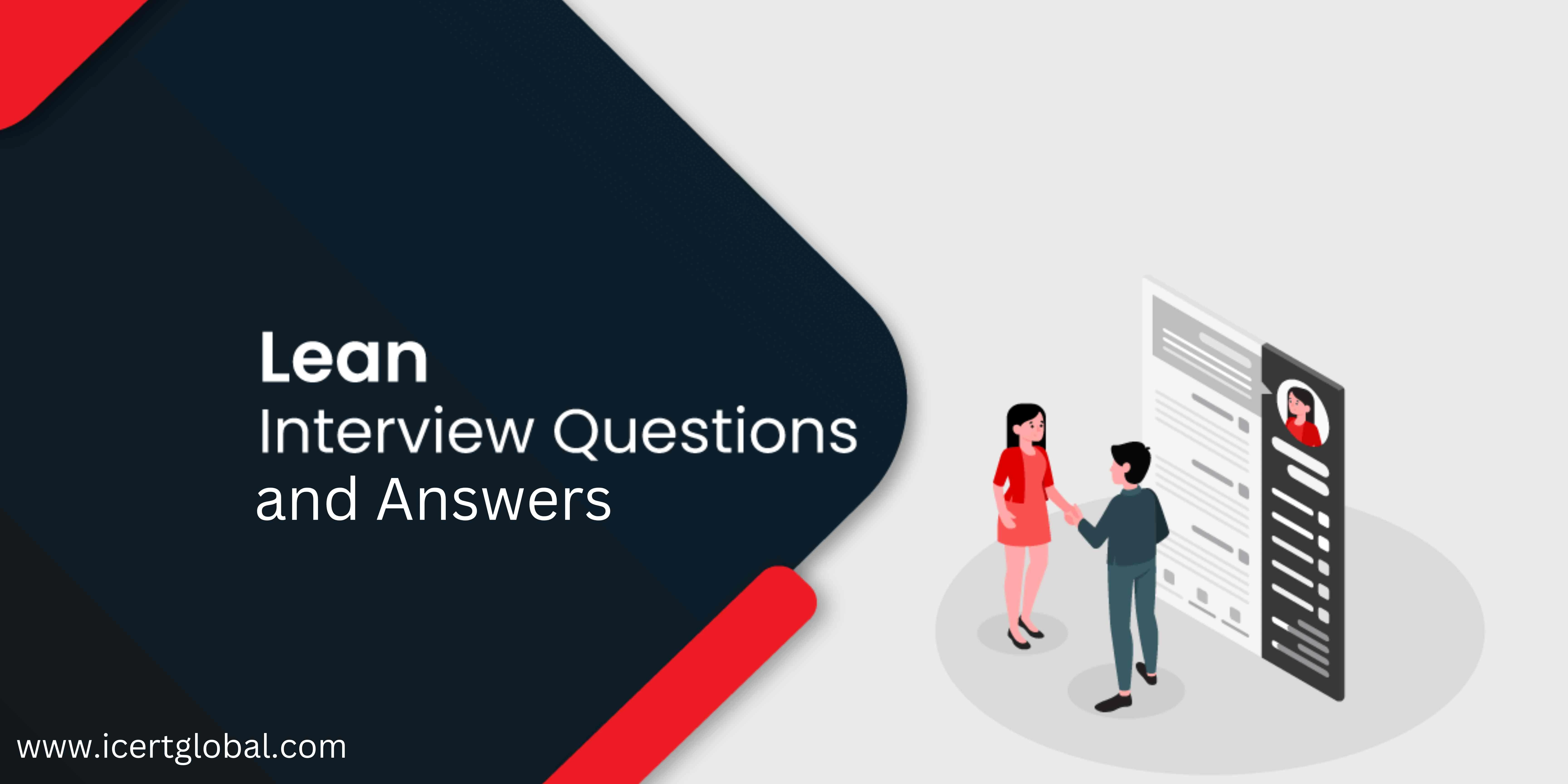 interview questions and answers lean management blog