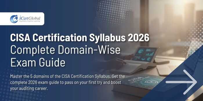 CISA Certification Syllabus (2026): Complete Domain-Wise Exam Guide