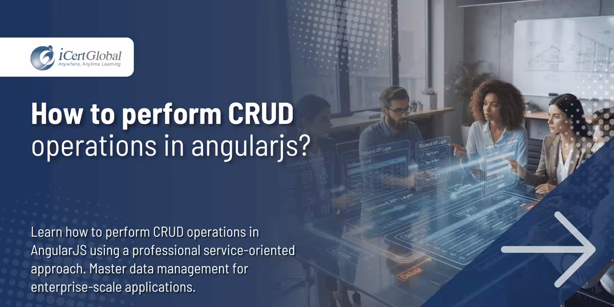 How to perform CRUD operations in angularjs?