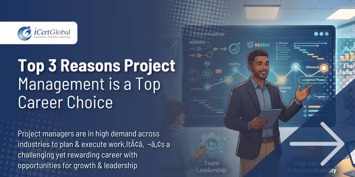 Top 3 Reasons Project Management is a Top Career Choice