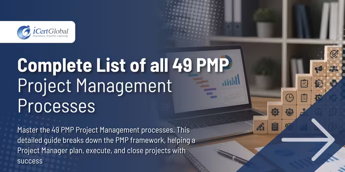 Complete List of all 49 PMP Project Management Processes