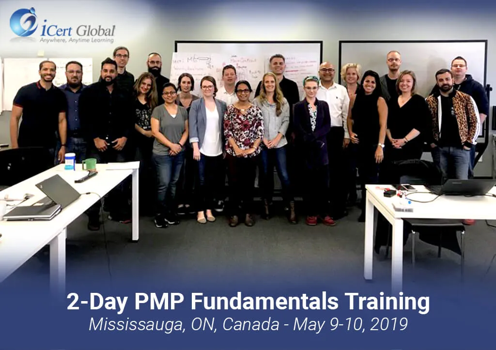 PMP Fundamentals Training Mississauga ON Canada May 9-10-2019