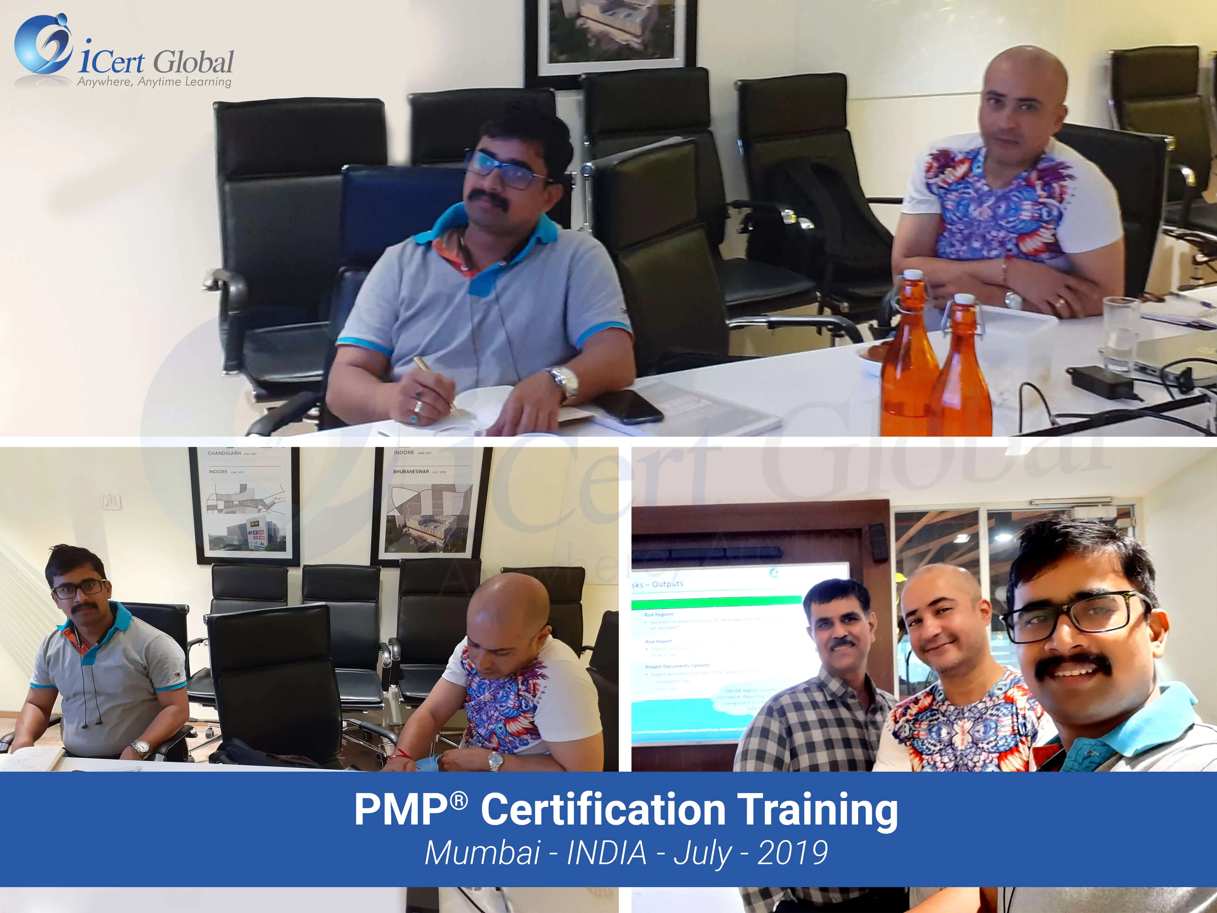 PMP Exam Prep Certification Training Classroom Course in Mumbai, India in July 2019  