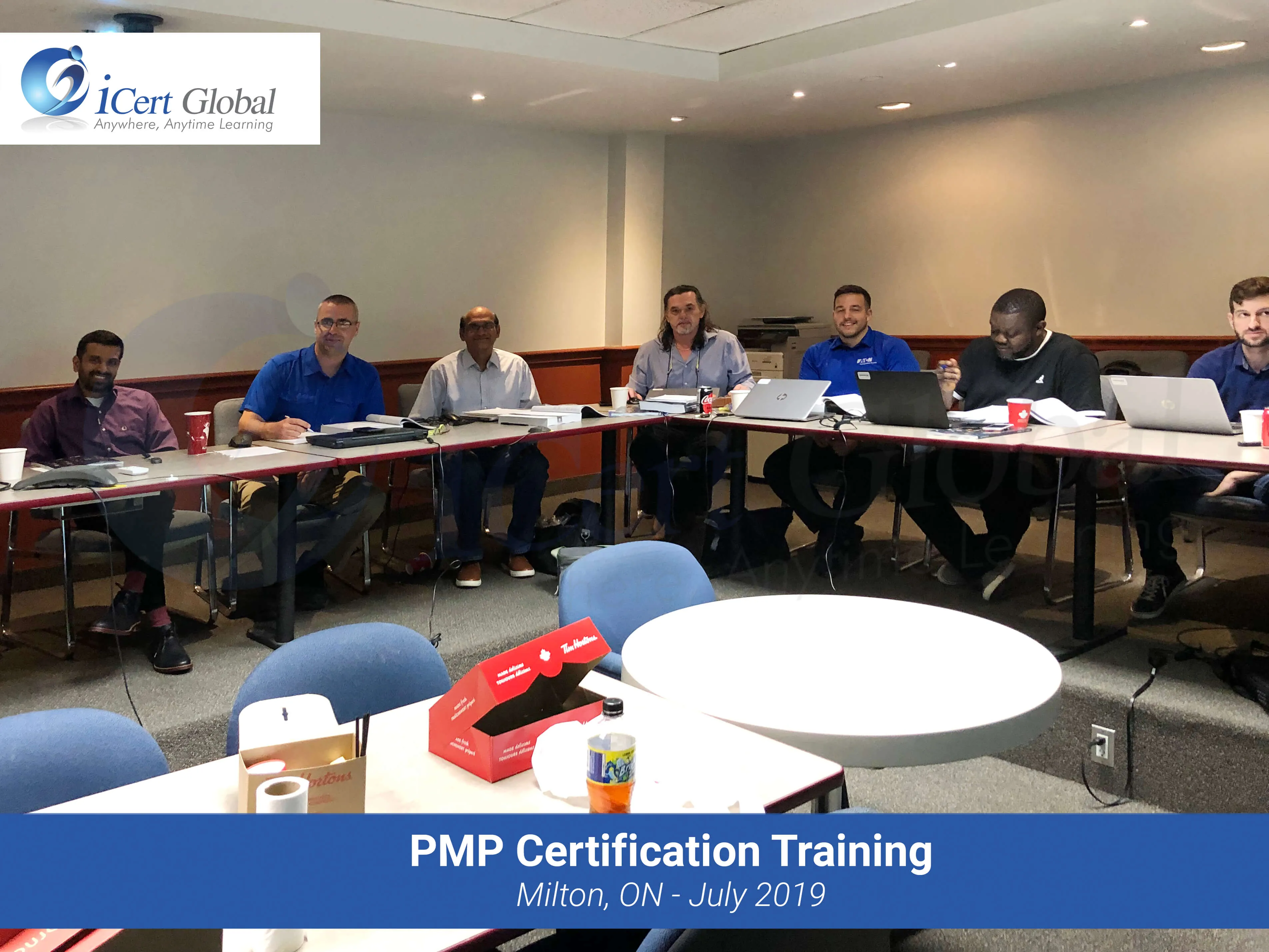 PMP Certification Training Exam Prep Classroom Course in Milton, Ontario, Canada in July 2019  