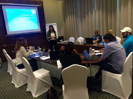 PMP certification exam prep training course in Dubai, UAE by iCert Global.