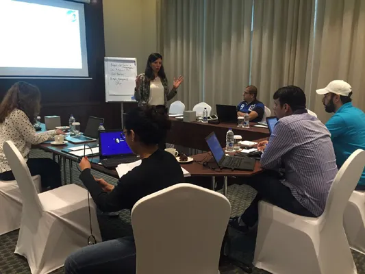 PMP exam prep training conducted by iCert Global in Dubai, UAE on April 22-23, 2016.